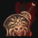 Rusted Harpè and Aegis icon